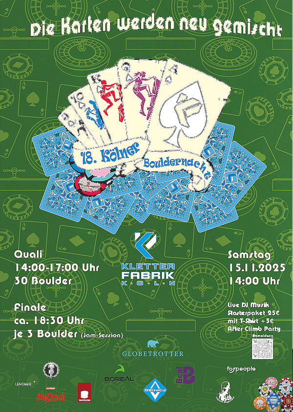 18. Bouldernacht – Kletterfabrik Köln