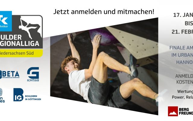 Techniker Boulderliga Niedersachsen Süd 2026